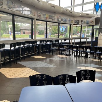 Superdawg Drive-In - Interior dining. - Hot Dogs Near Me - Wheeling, Illinois