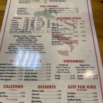 Joe's Pizza & Pasta - Menu - Pizza Near Me - Hollywood, Florida Joe's Pizza & Pasta - Menu - Pizza Near Me - Hollywood, Florida