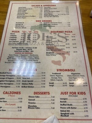 Menu photo 1 Joe's Pizza & Pasta Hollywood, FL Menu photo 1 Joe's Pizza & Pasta Hollywood, FL