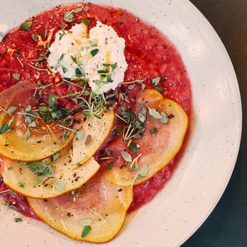 Grød - beetroot risotto - Breakfast & Brunch Near Me - Copenhagen, 84 Grød - beetroot risotto - Breakfast & Brunch Near Me - Copenhagen, 84