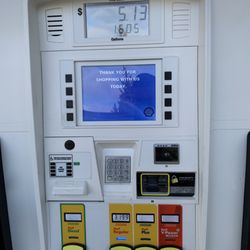 Shell - Screen while fueling up, diesel option available.