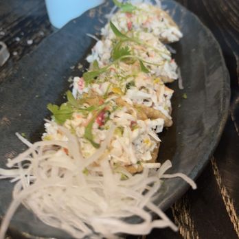 Nobu Chicago - King Crab taco ($12 each piece) - Japanese Near Me - Chicago, Illinois