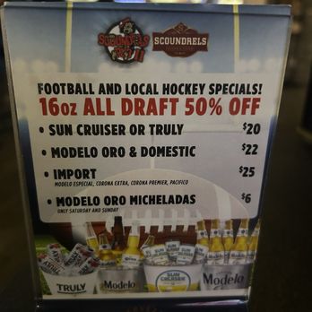 Scoundrels Tavern & Eatery - Specials - Burgers Near Me - North Las Vegas, Nevada
