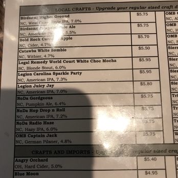 Hickory Tavern - Notice Legion Carolina Sparkle Party - IT IS NOT AN IPA nor is it 7.3%. - Sports Bars Near Me - Charlotte, North Carolina Hickory Tavern - Notice Legion Carolina Sparkle Party - IT IS NOT AN IPA nor is it 7.3%. - Sports Bars Near Me - Charlotte, North Carolina