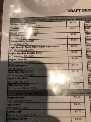 Menu photo 8 Hickory Tavern Charlotte, NC Menu photo 8 Hickory Tavern Charlotte, NC