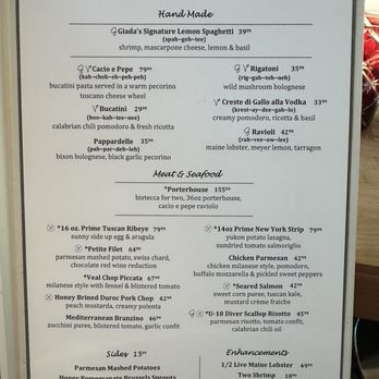 GIADA - Menu - Italian Near Me - Las Vegas, Nevada GIADA - Menu - Italian Near Me - Las Vegas, Nevada