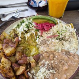 Chile Verde Chilaquiles
