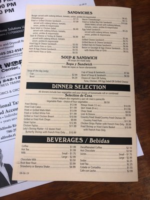 Menu photo 1 Loly's Restaurant Homestead, FL