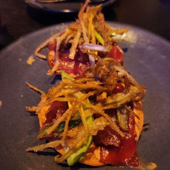 La Popular - AhiTuna Tostada (2) - Cocktail Bars Near Me - Claremont, California