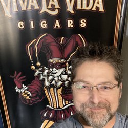 Luxury Cigar Club - Me at Luxury Cigar Club lounge