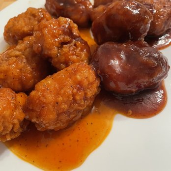 Birmingham Wings & Waffles - Boneless wings with kick'n asian and spicy maple - Chicken Wings Near Me - Birmingham, Alabama Birmingham Wings & Waffles - Boneless wings with kick'n asian and spicy maple - Chicken Wings Near Me - Birmingham, Alabama