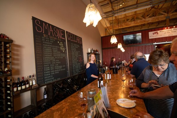 Photo of Smasne Cellars Tasting Room - Woodinville, WA, US. One of the many wonderful wine stewards at Smasne Cellars. Go visit them today!  Wonderful wines!