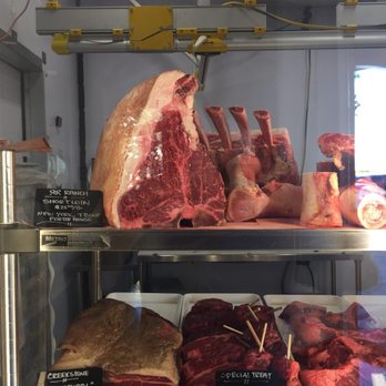 Echo & Rig - Part of the meat refrigerator - Steakhouses Near Me - Las Vegas, Nevada