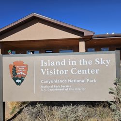 Island in the Sky Visitor Center - Sign