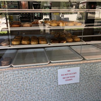 Rocky's Donut House - a display of baked goods - Donuts Near Me - Lemoore, California Rocky's Donut House - a display of baked goods - Donuts Near Me - Lemoore, California