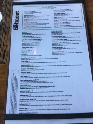 Menu photo 4 The Belmont Los Angeles, CA