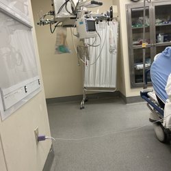 UMass Memorial Medical Center - Broken things just hanging out in the corner.