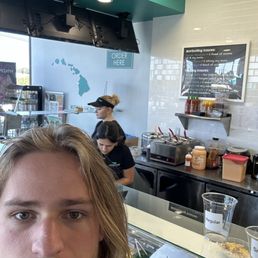 Me at the Kona poke Me at the Kona poke