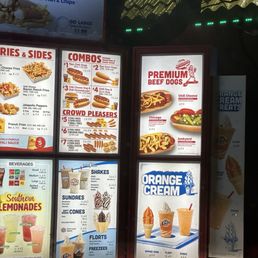 Drive through menu