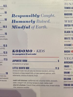 Menu photo 8 Blue Sushi Sake Grill Naperville, IL Menu photo 8 Blue Sushi Sake Grill Naperville, IL