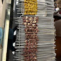 Middle East & Afghan Market - Lamp Kabob and chicken kabob