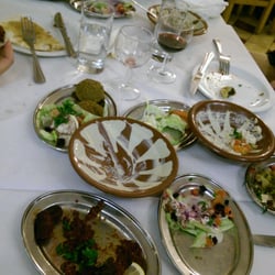 Al-Shami Lebanese - Our group ate a lot, so tasty!