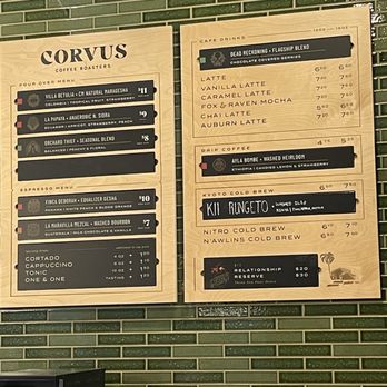Corvus Coffee Roasters - Coffee & Tea Near Me - Denver, Colorado