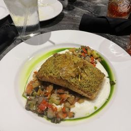 Herb crusted salmon Herb crusted salmon