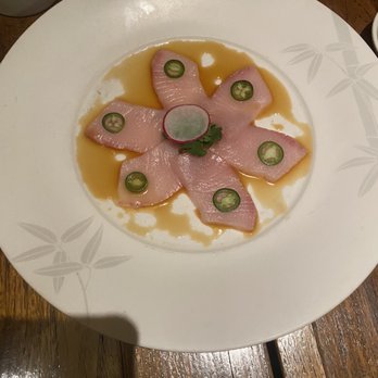 Matsuhisa - Yellowtail Sashimi with Jalopeno - Sushi Bars Near Me - Denver, Colorado Matsuhisa - Yellowtail Sashimi with Jalopeno - Sushi Bars Near Me - Denver, Colorado