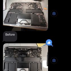 Mac Repair SF - Before and After of MacBook Pro