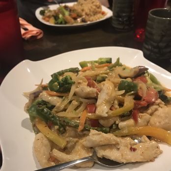 Asian Diner - It looks ok, but I left it as it is. Pressed chicken, over cooked vegetables, tasted like a left over fast food order from yesterday. - Asian Fusion Near Me - Ledgewood, New Jersey