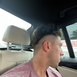 Barber' Shop - Absolutely terrible haircut.  I asked for a fade!