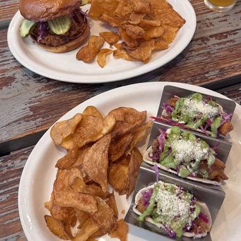 Millie's Restaurant and Catering - Fish tacos bbq pork sandwich house chips - American Near Me - Daytona Beach, Florida Millie's Restaurant and Catering - Fish tacos bbq pork sandwich house chips - American Near Me - Daytona Beach, Florida