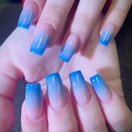 ombré acrylic nails