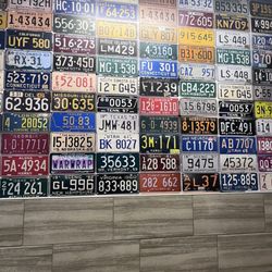 Terrible’s - Auto plates wall