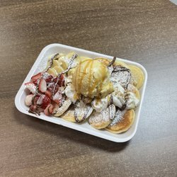 Raspados Las Chamoyadas - Mini pancakes