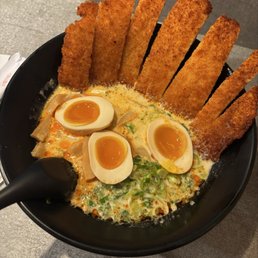 "Raku Ramen" with an extra egg "Raku Ramen" with an extra egg