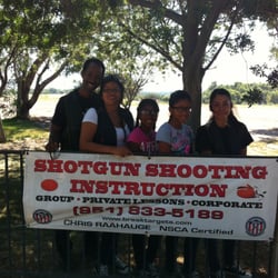 Breaktargets - Here is a family that had a awesome day at the shot gun range ,and took some lessons to learn about shotguns.