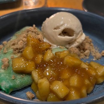 Maypop Restaurant - Pandan apple crepe - New American Near Me - New Orleans, Louisiana Maypop Restaurant - Pandan apple crepe - New American Near Me - New Orleans, Louisiana