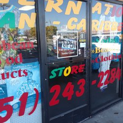 Oby International African and Caribbean stores - Front  of Oby international African  and Caribbean stores.