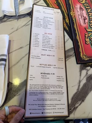 Menu photo 1 The Stinking Rose San Francisco, CA