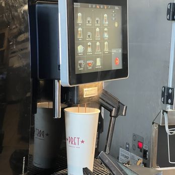 A&W - a coffee machine and a cup - Fast Food Near Me - Toronto, Ontario