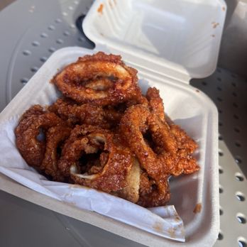 Yumsem Eats - Red hot Fried Calamari - Korean Near Me - Newark, New Jersey
