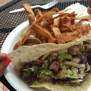 Island Taco - Seared wasabi ahi - Hawaiian Near Me - Waimea, Hawaii