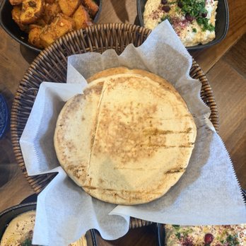 Reef Zaman - Pita bread, hummus, garlic potato and Baba Ganoish - Arabic Near Me - Redwood City, California Reef Zaman - Pita bread, hummus, garlic potato and Baba Ganoish - Arabic Near Me - Redwood City, California