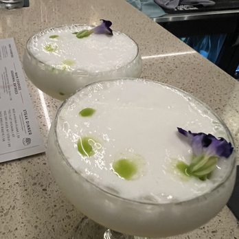 Restaurant IRON - Goddess drink; like a gin fizz but wayyyy better - Southern Near Me - Pensacola, Florida