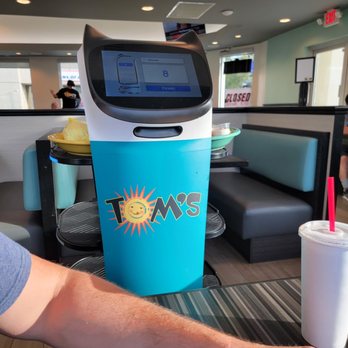 Tom’s Chino - Cute cat robot that delivers the food - American Near Me - Chino, California Tom’s Chino - Cute cat robot that delivers the food - American Near Me - Chino, California