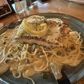 Green Olive Grill - Salmon piccata - Mediterranean Near Me - Boiling Springs, South Carolina Green Olive Grill - Salmon piccata - Mediterranean Near Me - Boiling Springs, South Carolina