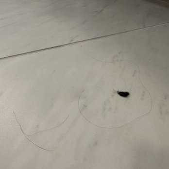The Beverly Hilton - Hair left on the bathroom floor. - Hotels Near Me - Beverly Hills, California The Beverly Hilton - Hair left on the bathroom floor. - Hotels Near Me - Beverly Hills, California