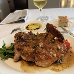 Grilled Chicken with Brown Butter Caper Sauce